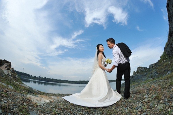  Nhiều cặp đôi lựa chọn nơi đây để chụp ảnh cưới – (Ảnh:internet).
