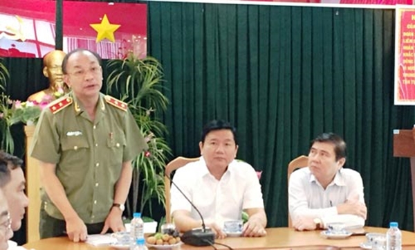 Trung tướng Lê Đông Phong, Giám đốc Công an TP HCM, tin chắc 3 tháng tới, tội phạm sẽ được kéo giảm.