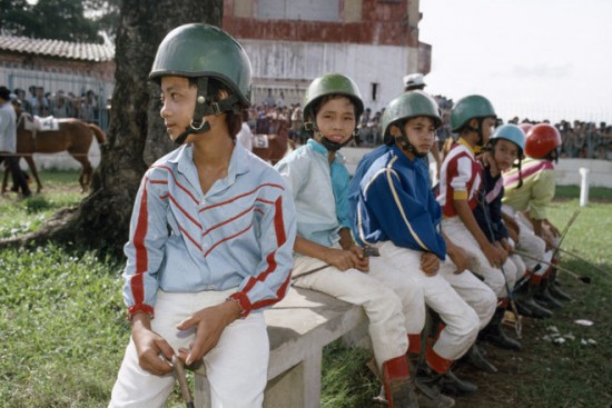  Những cậu bé nài ngựa ở trường đua Phú Thọ.