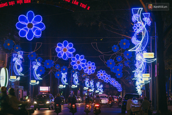 đường-phố-sài-gòn , đèn hoa trang trí tết 8