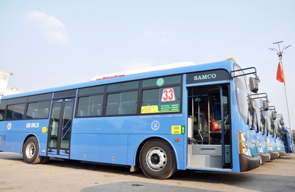 Đến nay, tuyến xe buýt 33 đã có 100% xe buýt CNG hoạt động với tổng số 52 xe.