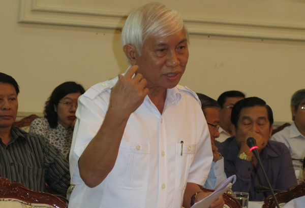 Ông Phan Xuân Biên phát biểu tại hội thảo - Ảnh: Mai Hương 
