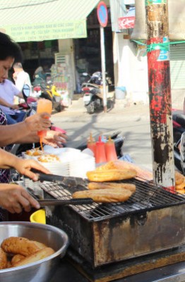 Bánh mì nướng muối ớt