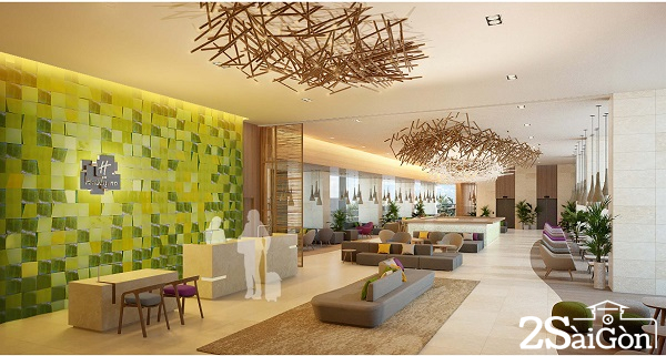 Toà tháp A là khách sạn quốc tế Holiday Inn & Suites Saigon Airport với 350 phòng theo tiêu chuẩn 5 sao.