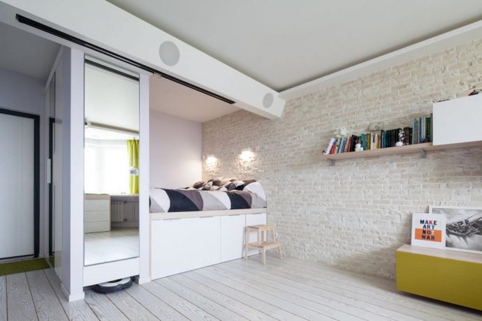 Căn hộ 42m² tạo ấn tượng đặc biệt với thiết kế nội thất thông minh, tươi sáng - Ảnh 4.