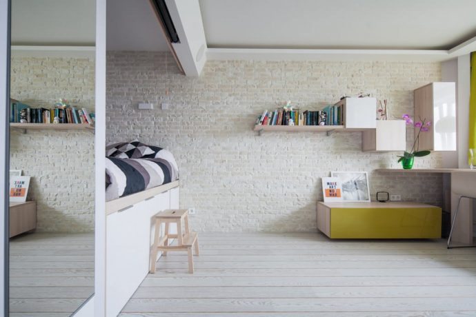 Căn hộ 42m² tạo ấn tượng đặc biệt với thiết kế nội thất thông minh, tươi sáng - Ảnh 5.