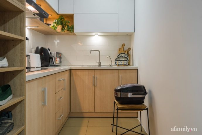 Căn hộ 60m² hoàn thiện nội thất tinh tế dành cho vợ chồng trẻ có chi phí 250 triệu đồng ở Hà Nội - Ảnh 17.
