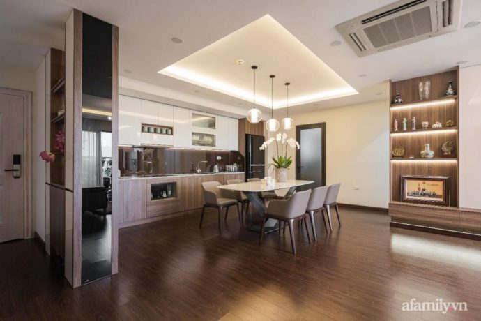 Sự hiện đại và tiện nghi đến từng chi tiết bên trong căn hộ rộng 120m² tại Hà Nội - Ảnh 9.