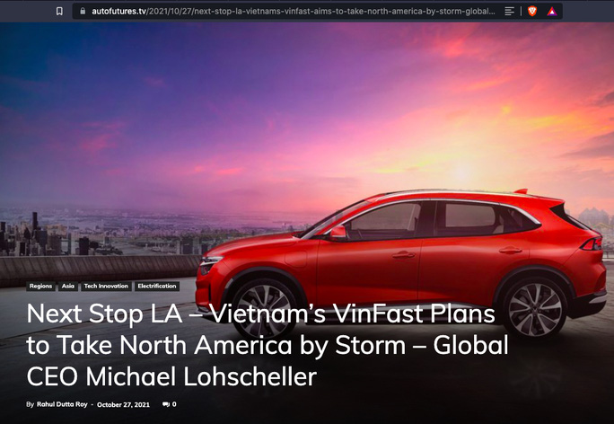 Báo quốc tế: VinFast từ kẻ đến sau đến người tiên phong trên thị trường ôtô điện - Ảnh 2.
