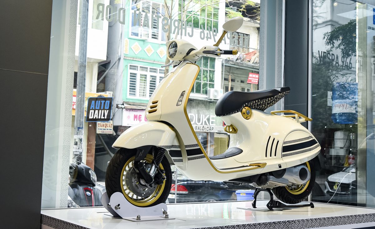Vespa 946 Dior  Mẫu xe tay ga có mức giá đắt đỏ nhất Việt Nam  2banhvn