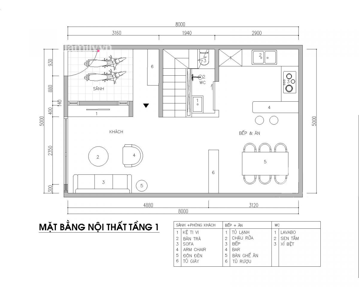 Tư vấn thiết kế nhà ống có diện tích 40m² với tổng chi phí 150 triệu đồng - Ảnh 1.