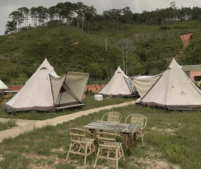 glamping, camping, cam trai gan TP.HCM, du lich 2/9 anh 1