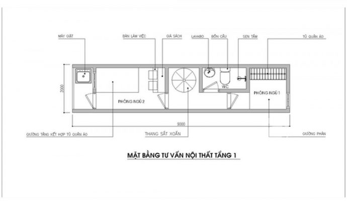 Tư vấn thiết kế nhà ống có diện tích 18m² cho 5 người - Ảnh 2.