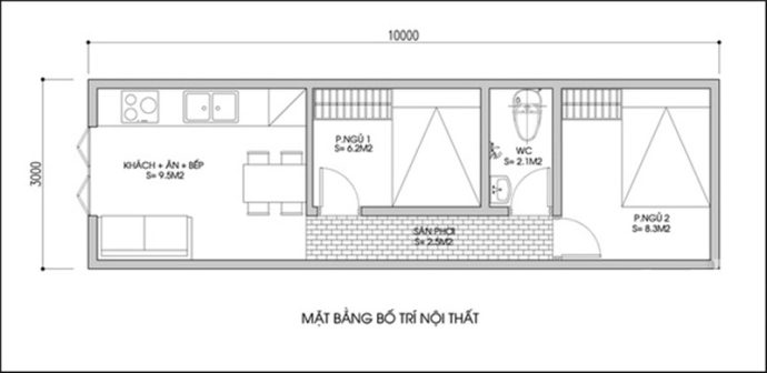  Cải tạo và bố trí nội thất nhà 30m² cho gia đình 4 người lớn - Ảnh 1.