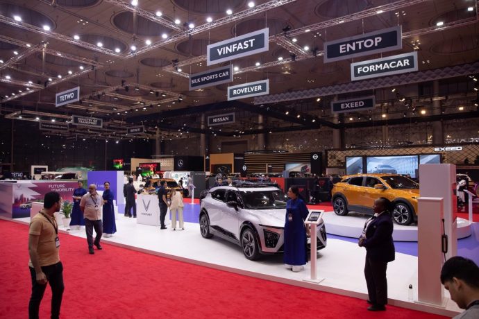 VinFast giới thiệu 4 mẫu ô tô điện tại triển lãm Geneva International Motor Show Qatar 2023 gism-2.jpg