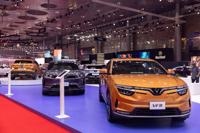 VinFast giới thiệu 4 mẫu ô tô điện tại triển lãm Geneva International Motor Show Qatar 2023 gism-3.jpg