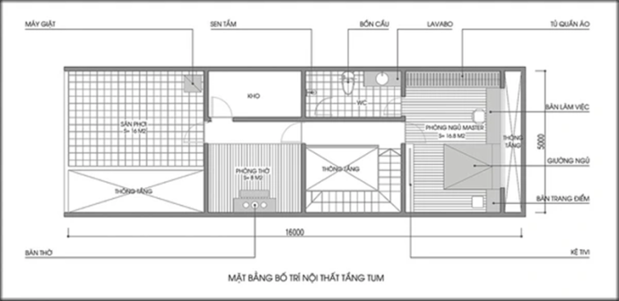Tư vấn thiết kế và bố trí nội thất nhà 1 tầng cho gia đình 3 người ở Nam Định - Ảnh 2.